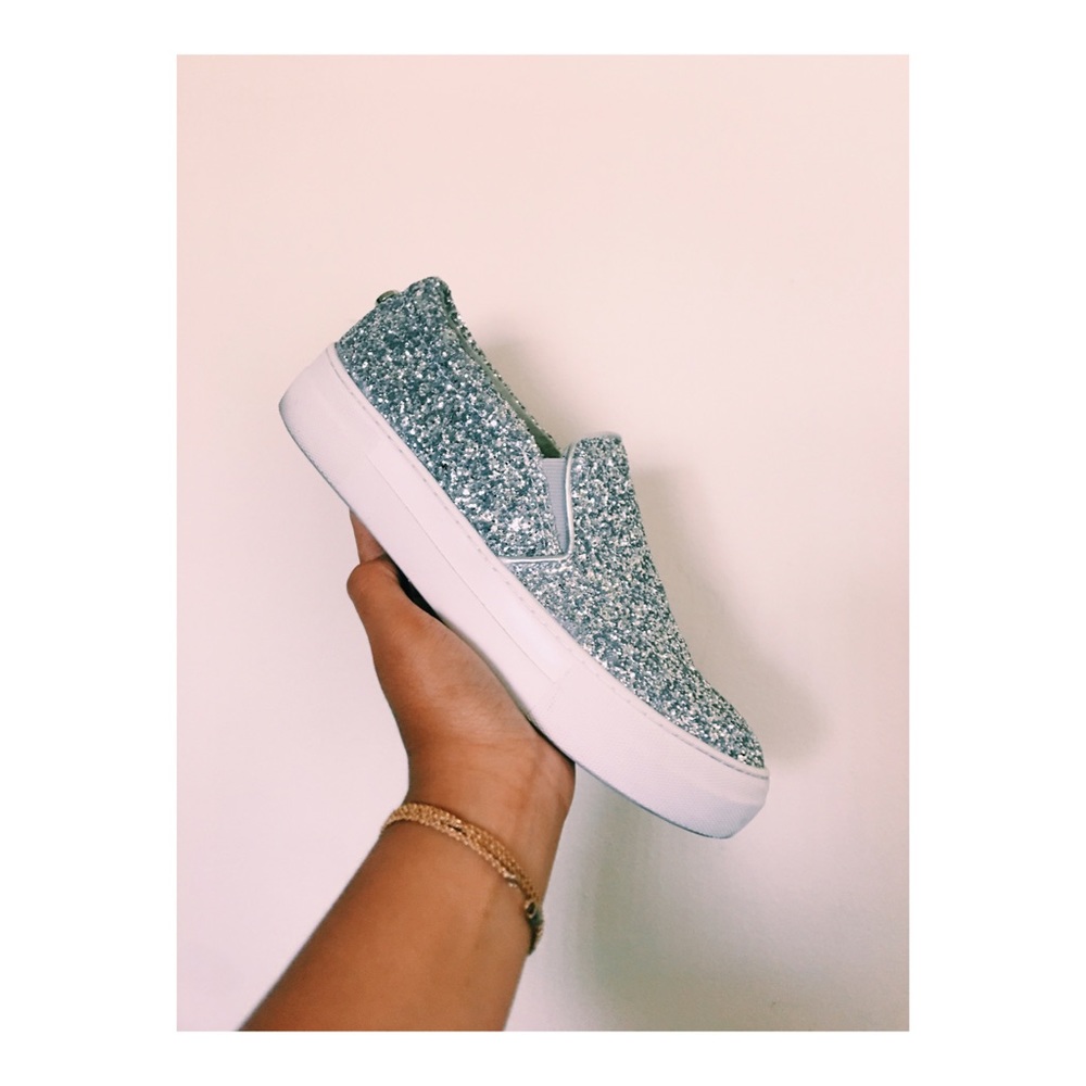 STEVE MADDEN - GILLS SILVER GLITTER